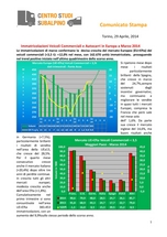 Immatricolazioni di Veicoli Commerciali e Autocarri in Europa (UE+Efta) a marzo 2014 - Comunicato Stampa