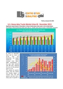 Analysis of U.S. truck market (sales of class 8 trucks) in december 2013
